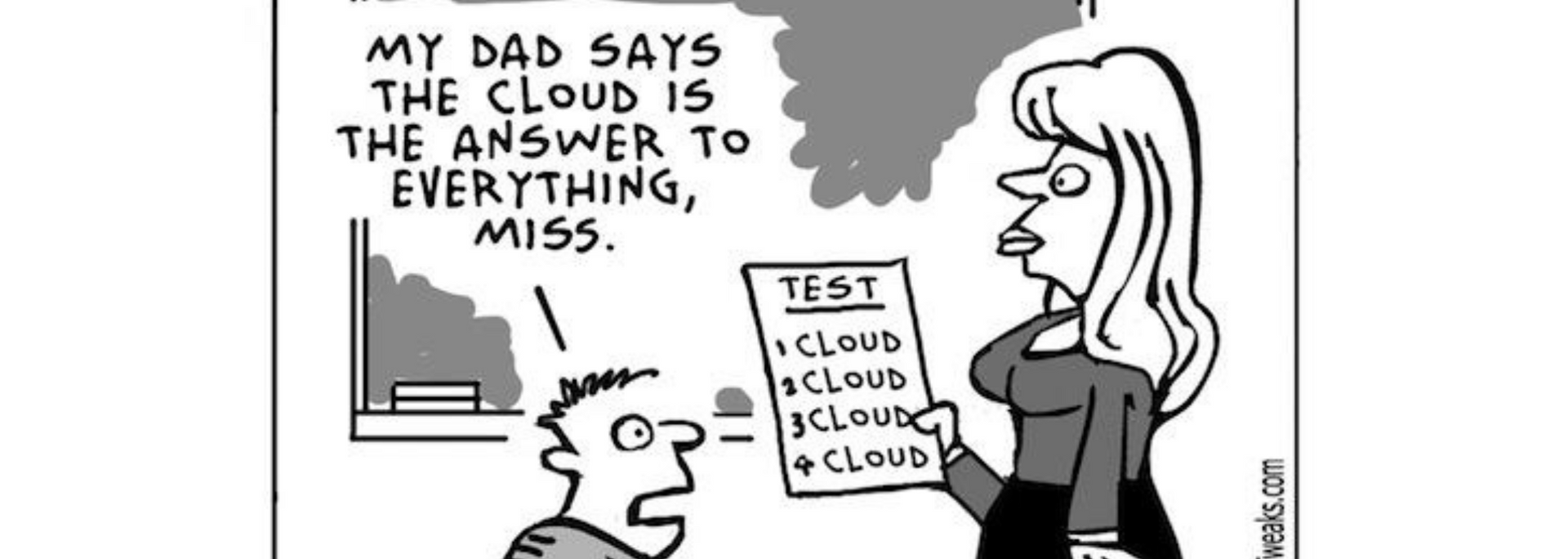 Picture of Is cloud computing the answer to everything.