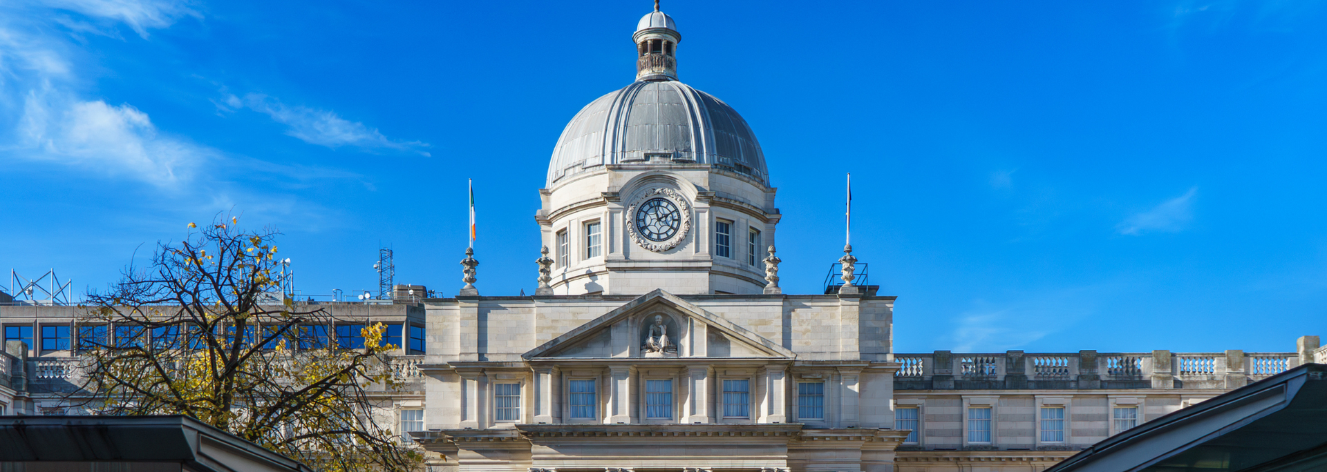 Picture of Irish government HQ in Dublin.