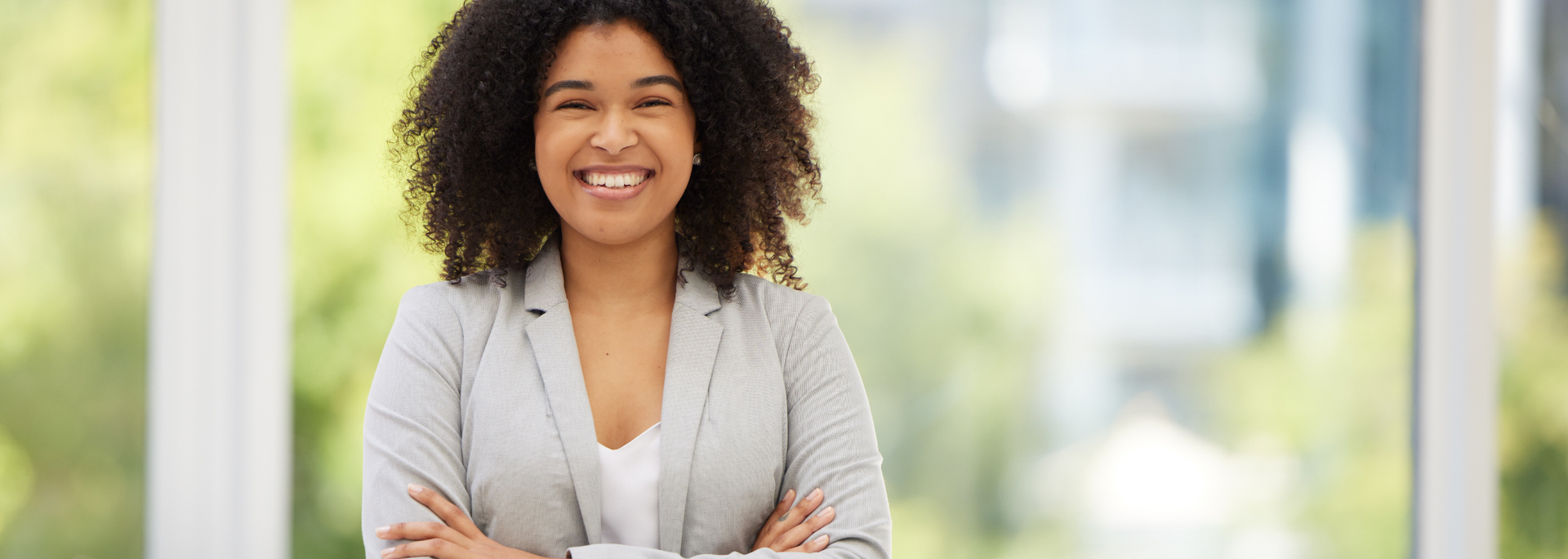 Picture of a smiling businessperson.