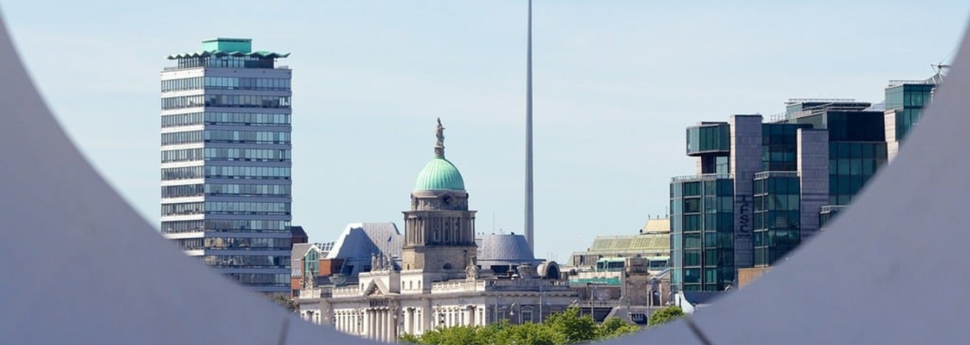 Picture of the Dublin skyline.