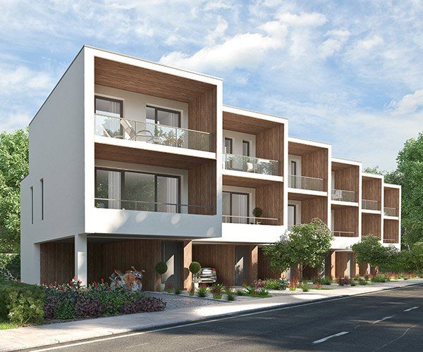 six modern homes with two decks