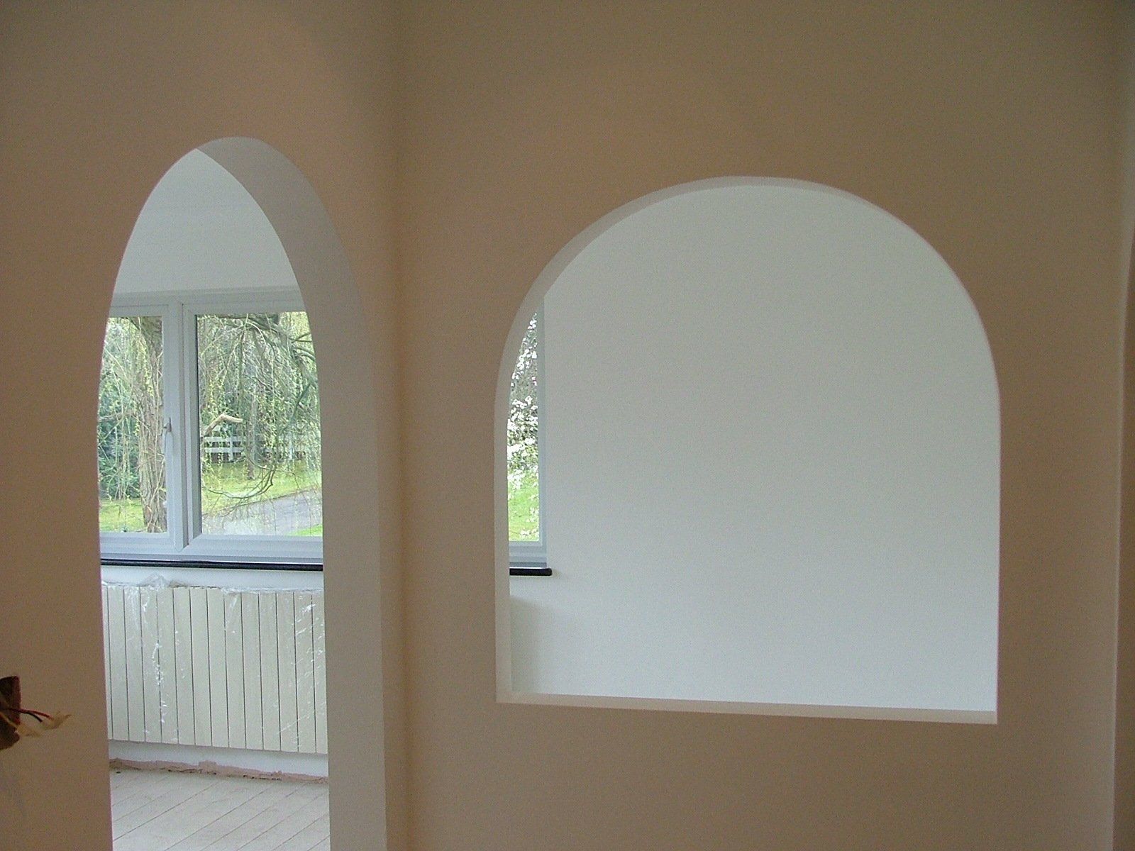 virtual view of kitchen and sitting area