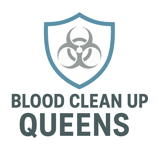 Logo: Shield with biohazard symbol; text 