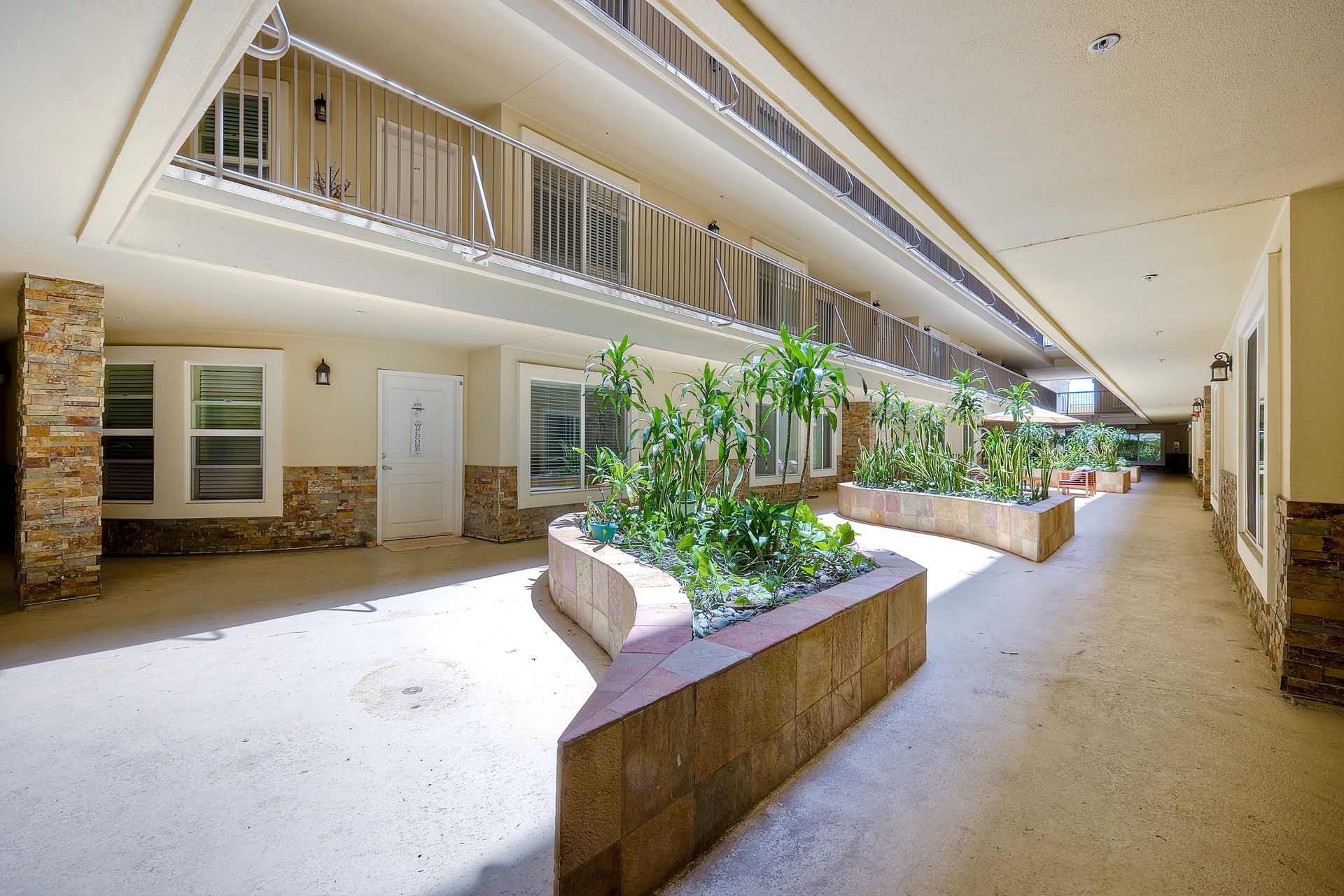 Photo of the courtyard