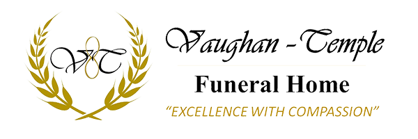 The logo for sample funeral home is shown on a white background.