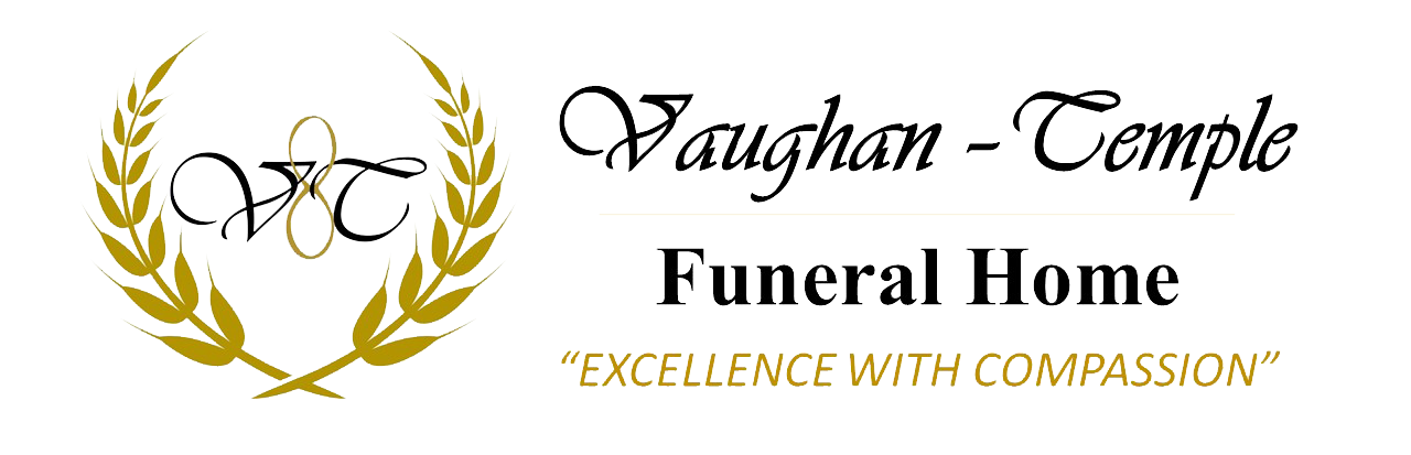 The logo for sample funeral home is shown on a white background.