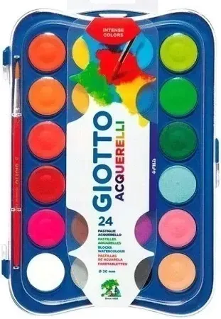 acuarelas de colores