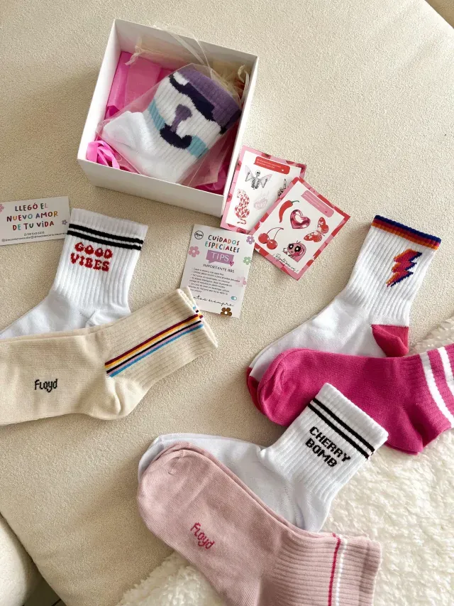 Medias tennis estampadas