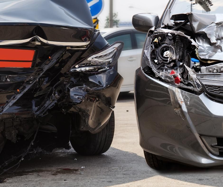 A Damaged Car is Parked Next to Another Car — ACT Law Associates In Belconnen, ACT
