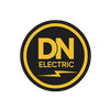 DN Electric logo: black circle, yellow border, "DN ELECTRIC" text with lightning bolt.