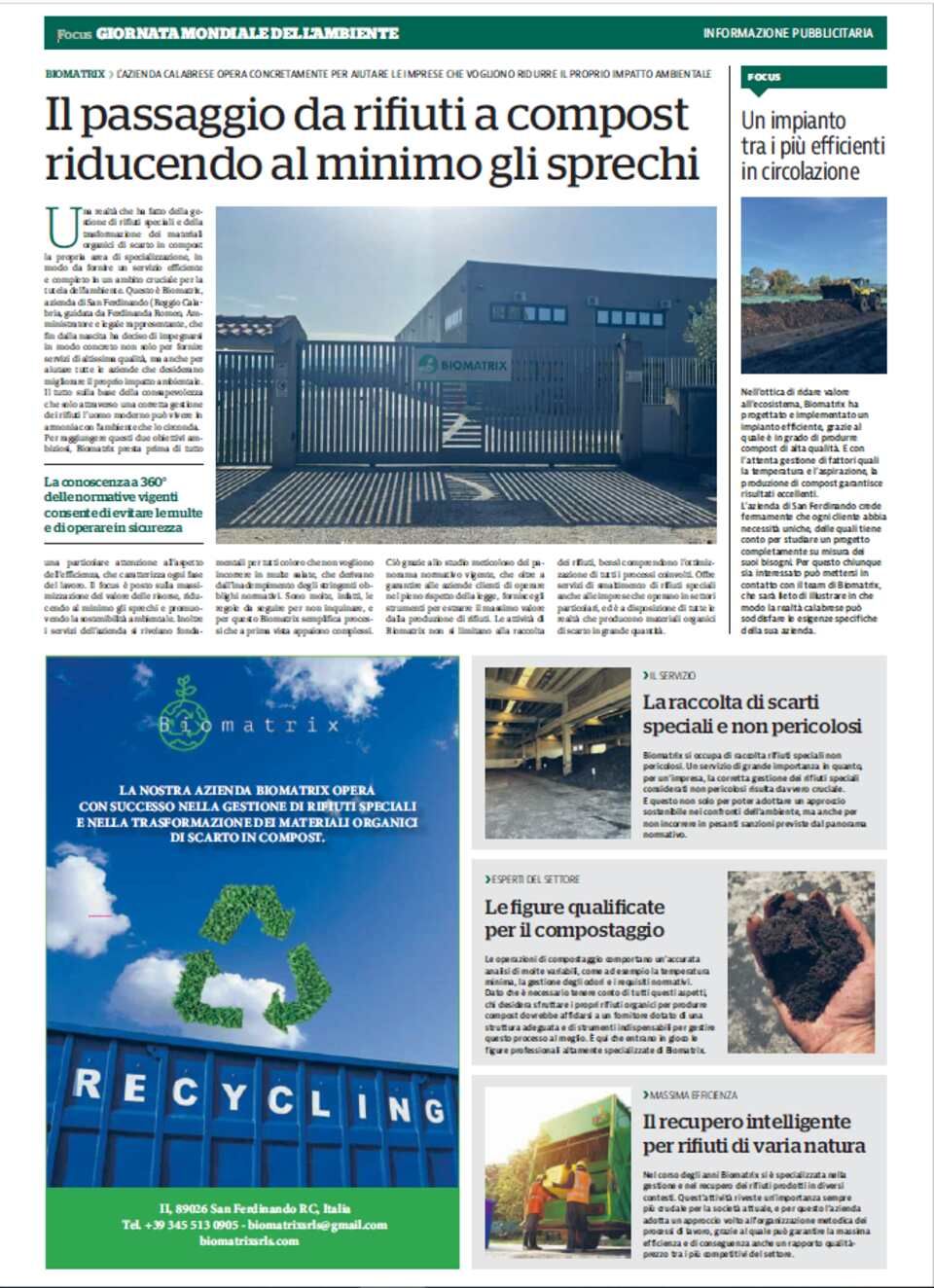 articolo su rivista specializzato