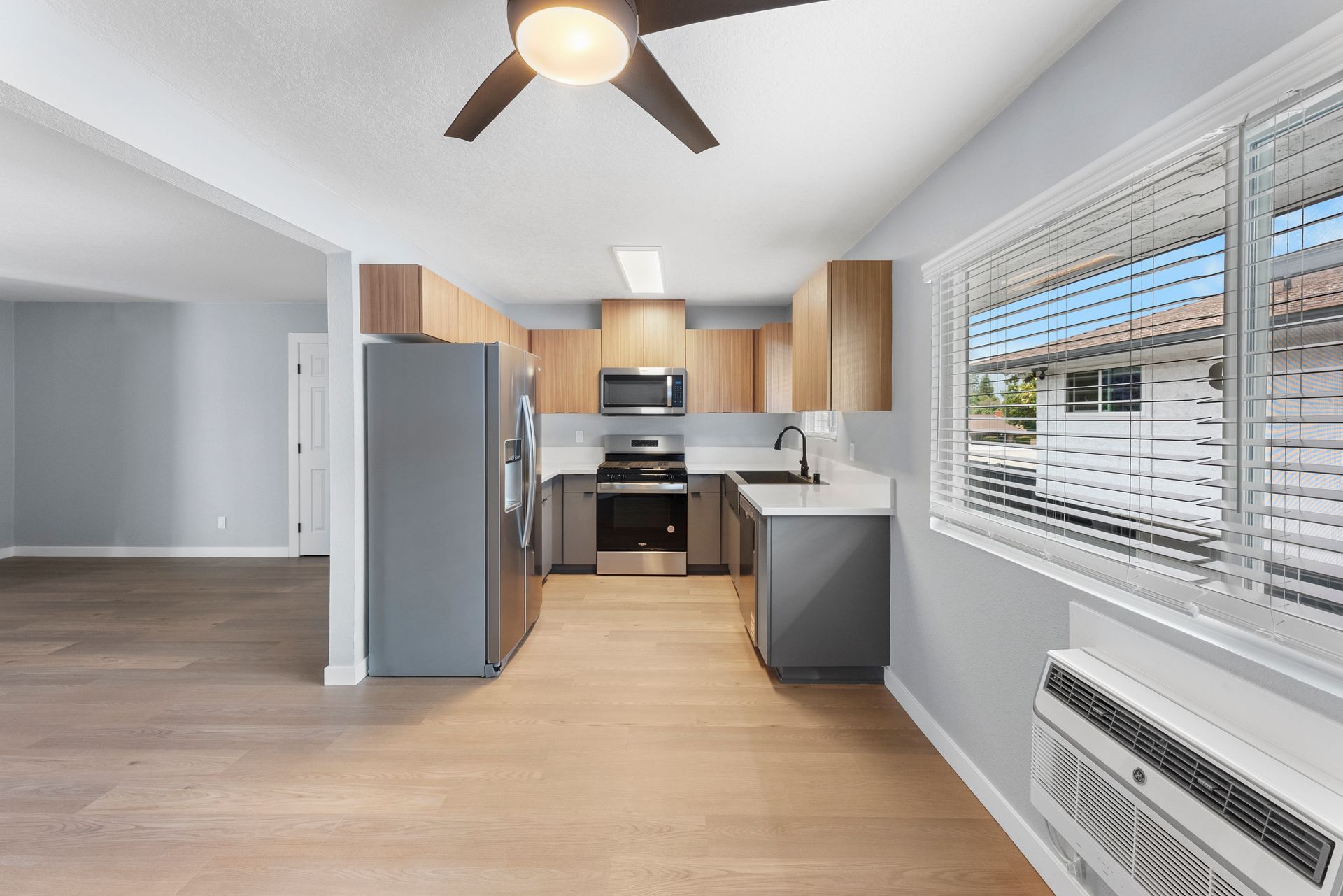 vacant apartment kitchen