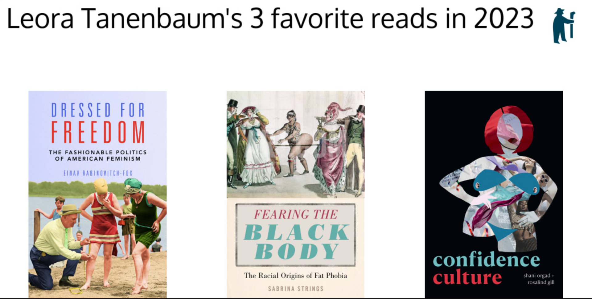 Leora Tanenbaum's 3 favorite reads in 2023 on website Shepherd.com