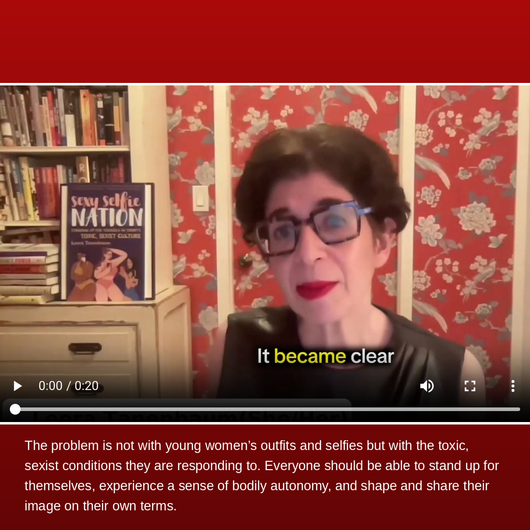 Still image of 20-second video on 