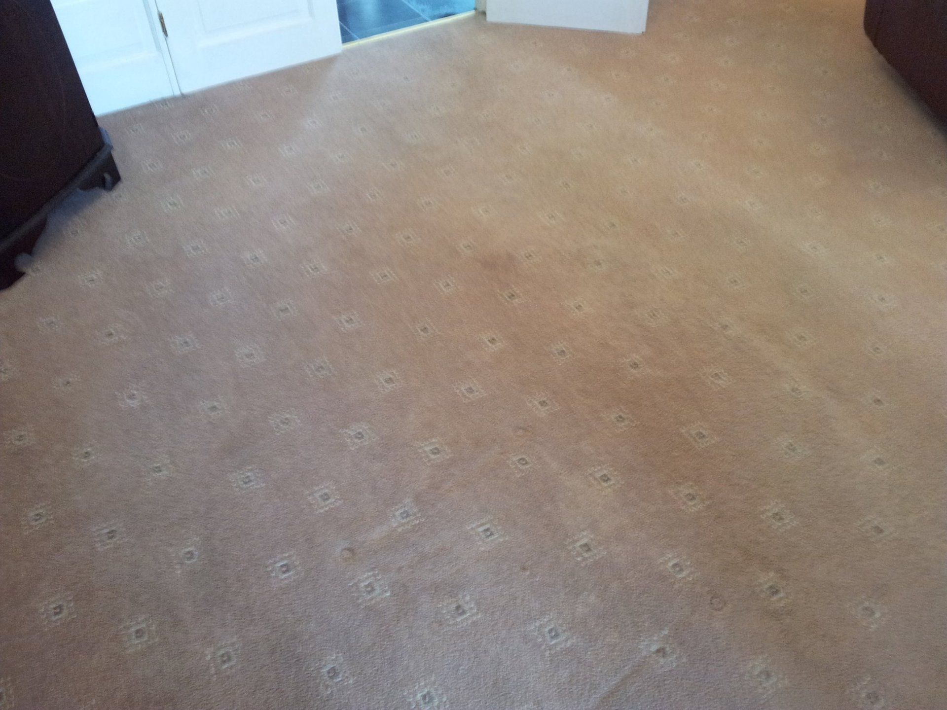 after domestic carpet stain removal