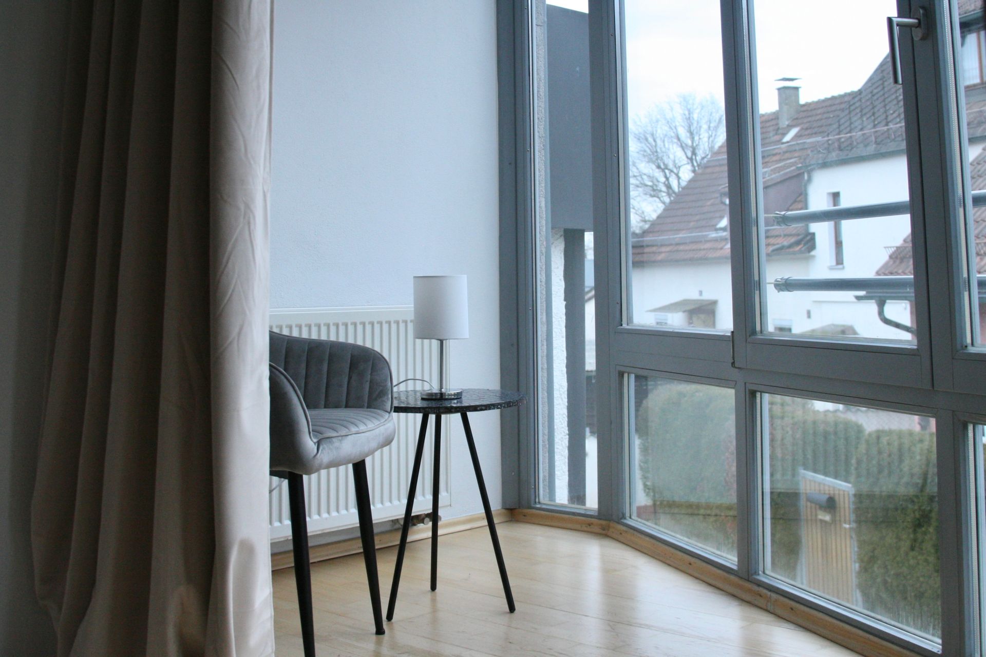 Premium Double Room with Glass Balcony Grafenwöhr