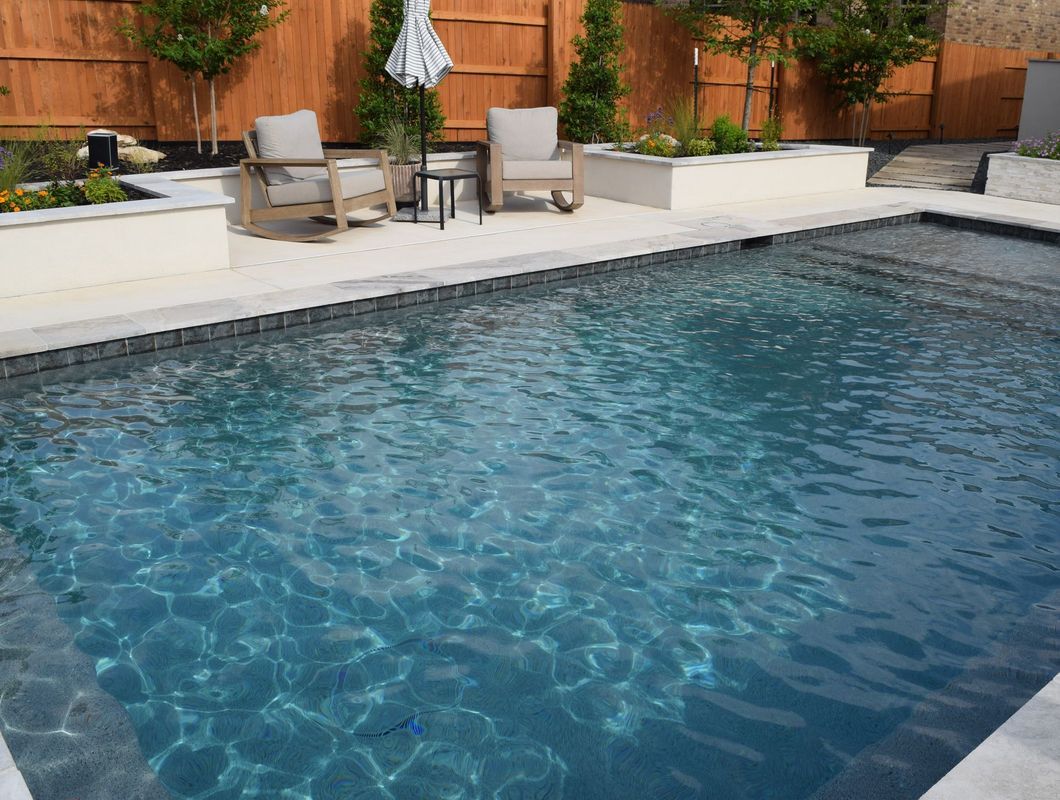 PebbleTec French Grey Swimming pool New Braunfels