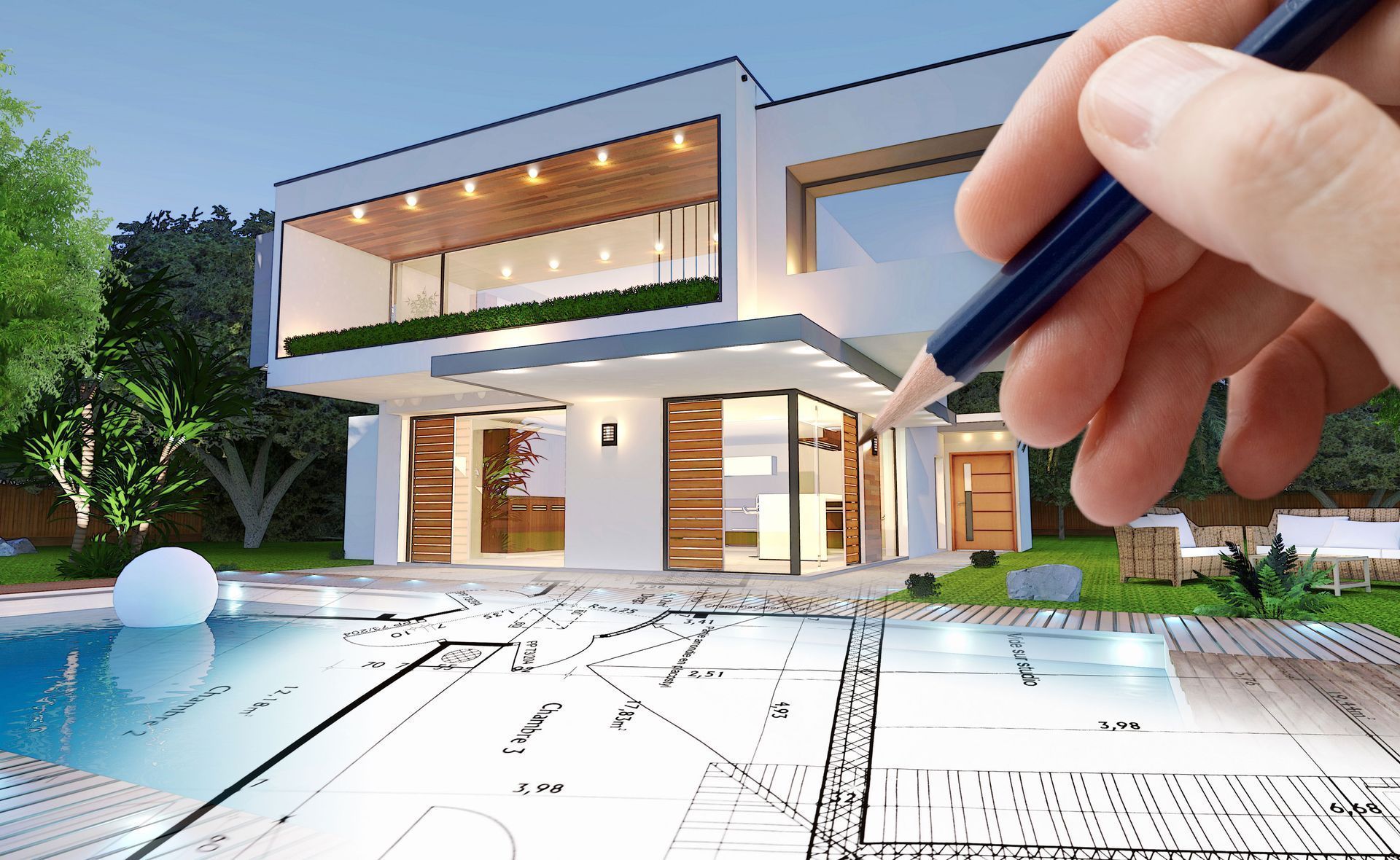 swimming pool design based on your plot
