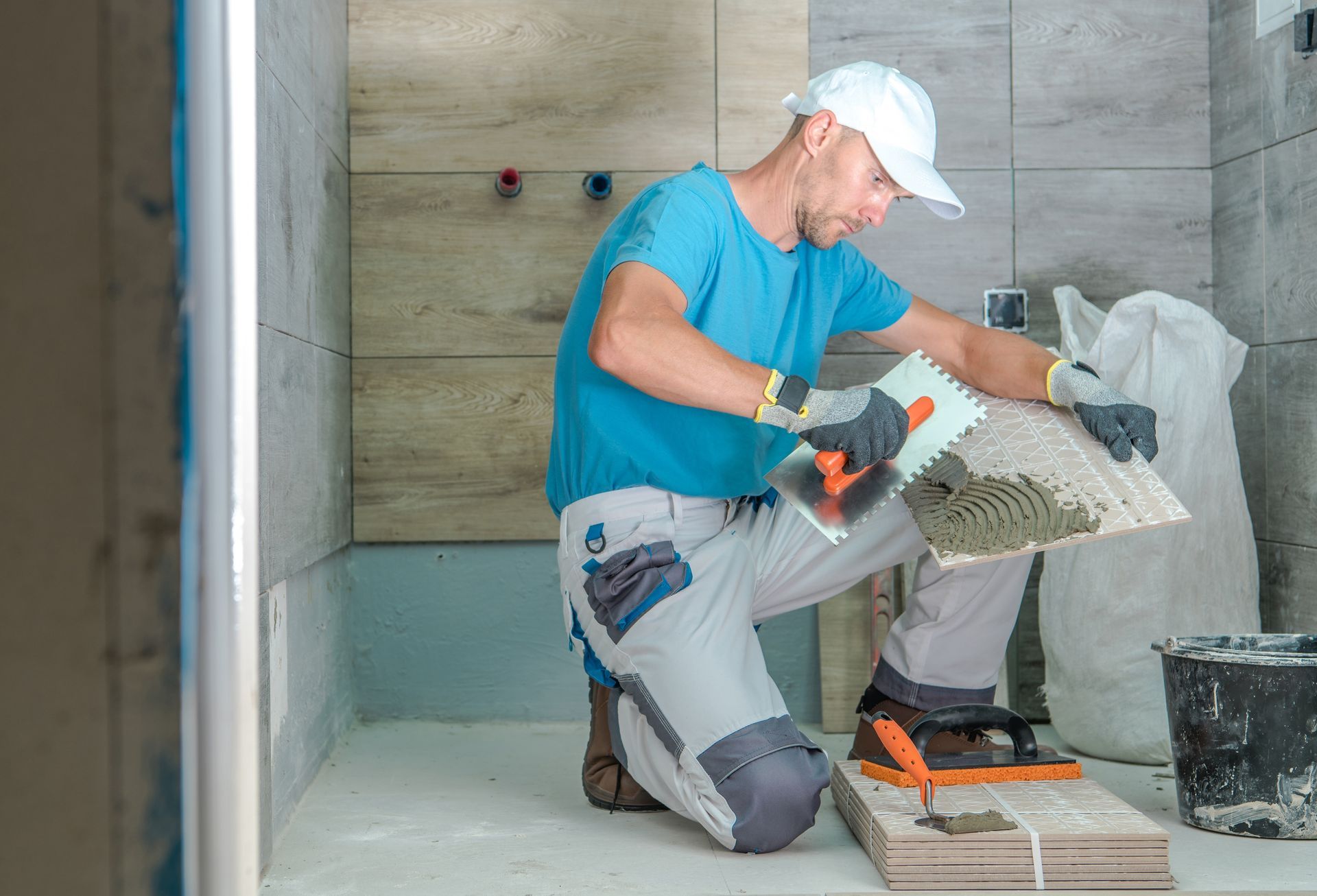 Contractor working | Bathroom Remodel Quote Aurora CO