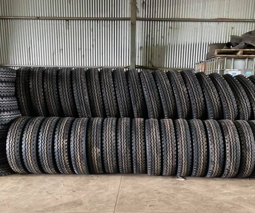 Row of Tyres - Transit Tyres, Tyre and Wheel Services, Mackay QLD