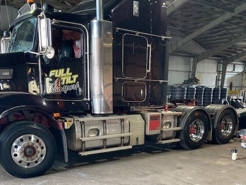 Full Tilt Transport Truck - Transit Tyres, Tyre and Wheel Services, Paget QLD