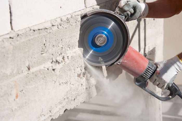 Grinder Cutting a Concrete — Caldwell, ID — ACDS Concrete Cutting