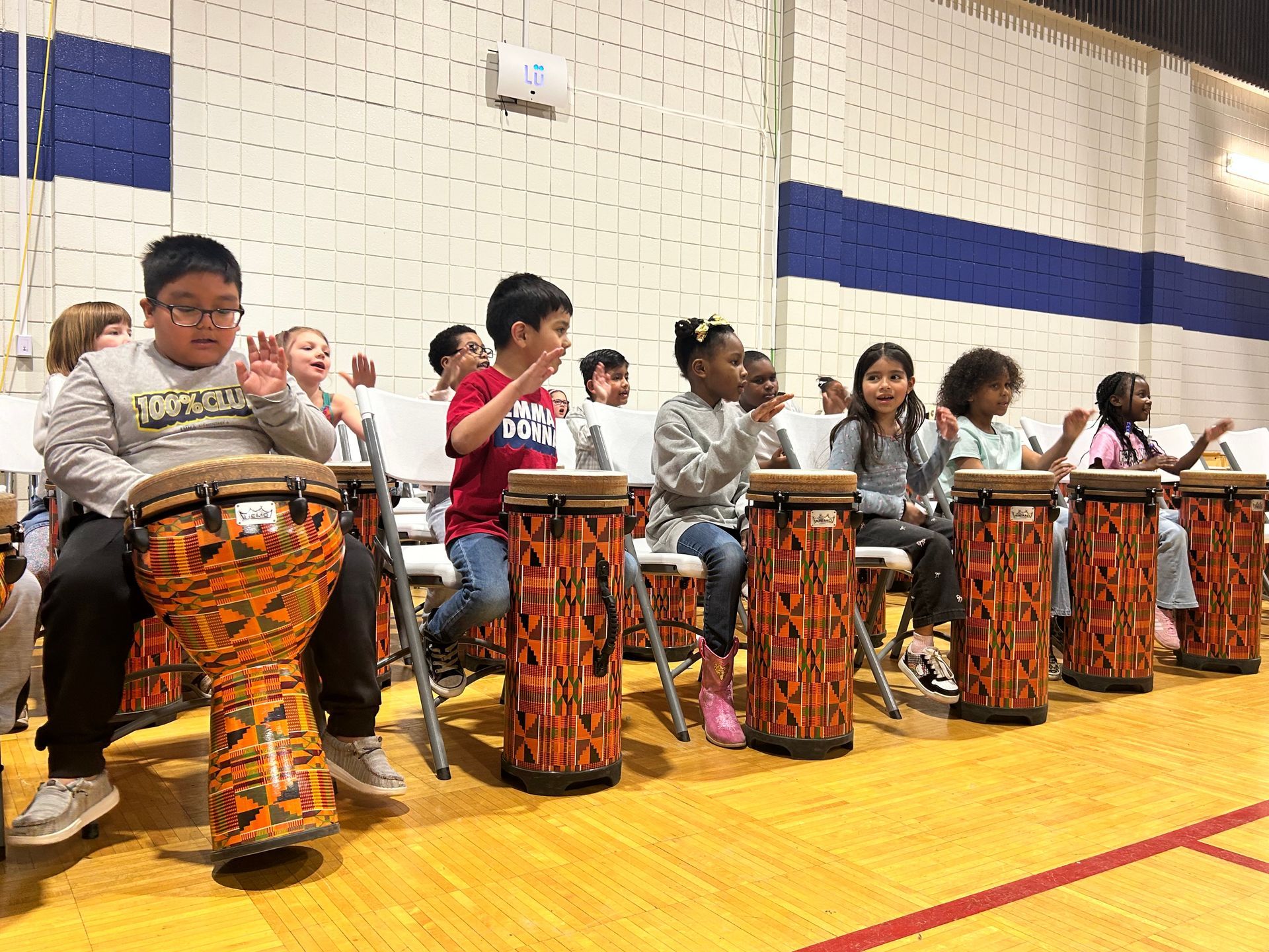 Students performing during the Spring Concert