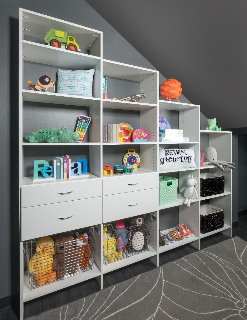 Chocolate Pear Custom Kids Closet System