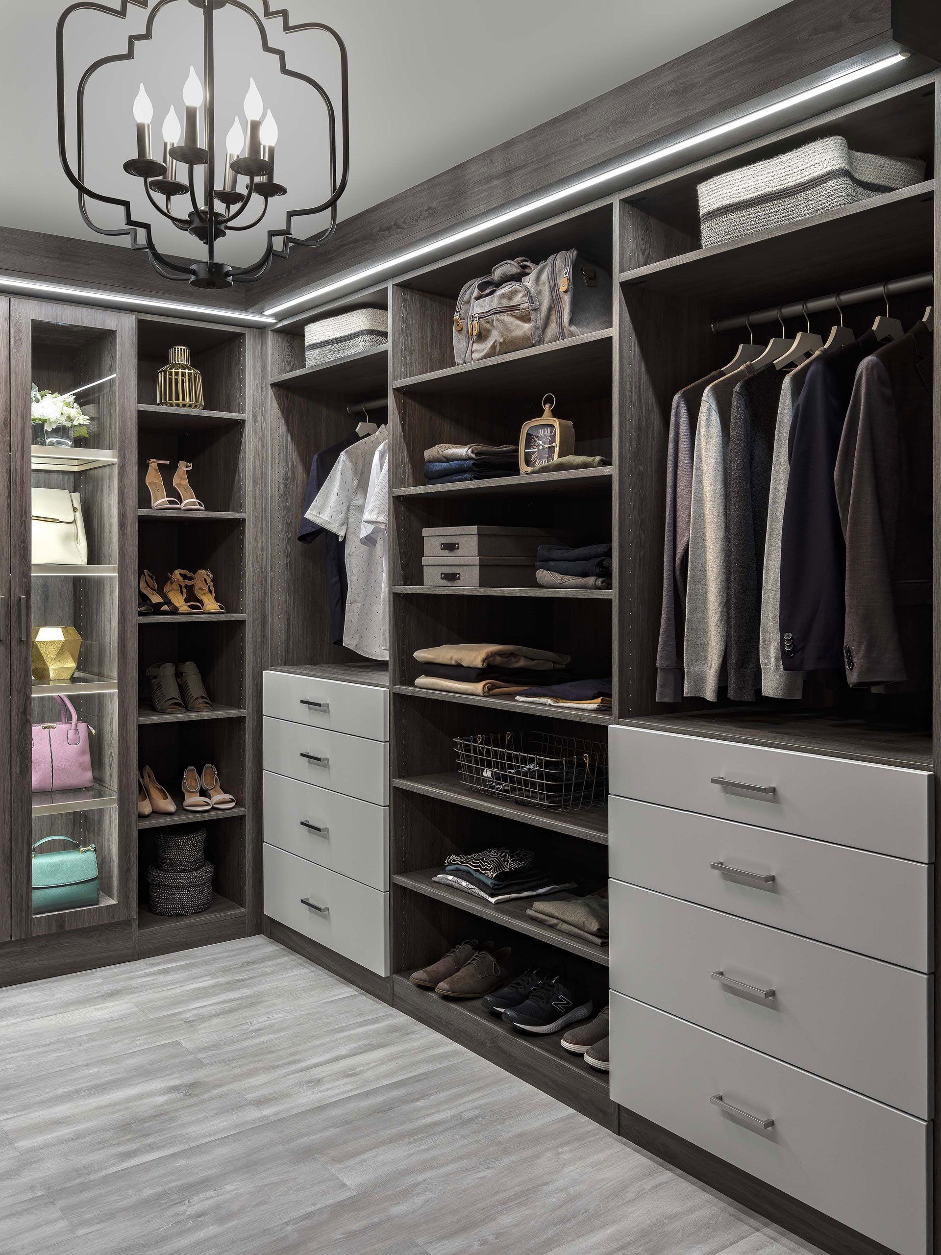 Ash and Vintage Custom Walk In Closet System