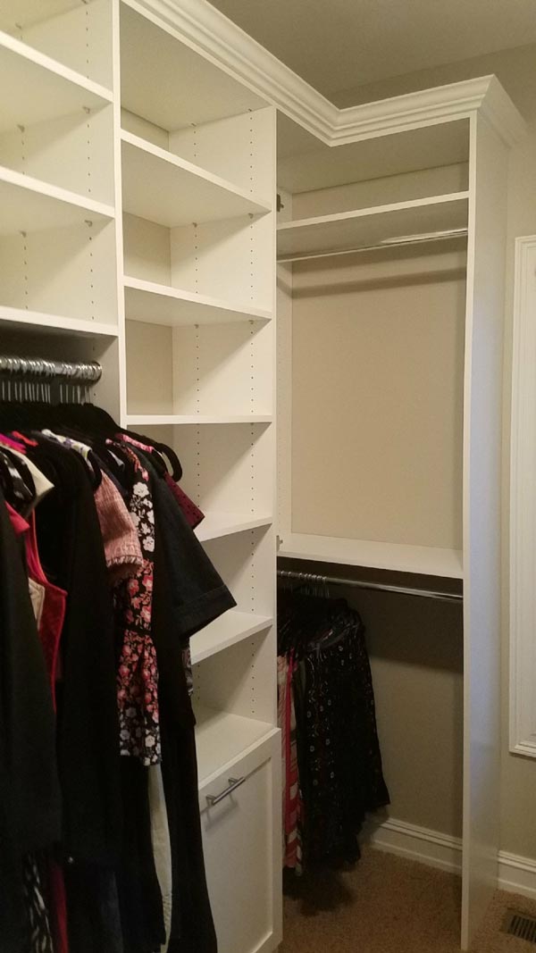 Custom Closet with Trim Molding