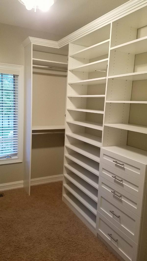Custom Closet with Trim Molding