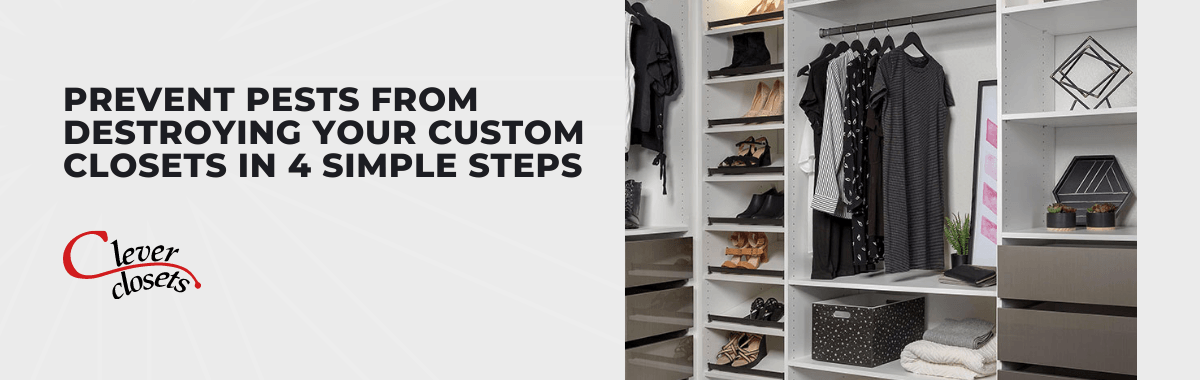 Prevent Pests From Destroying Your Custom Closets in 4 Simple Steps