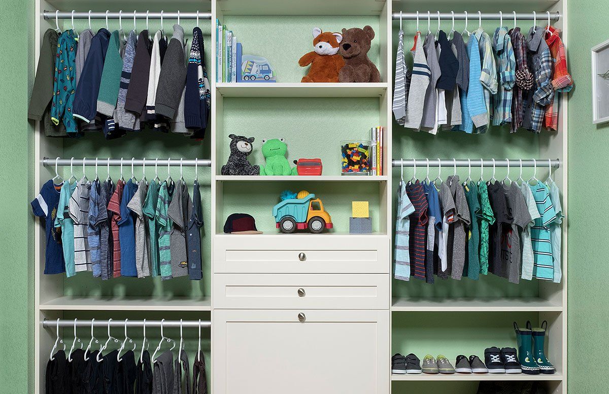 Kids Custom Closet System Installation
