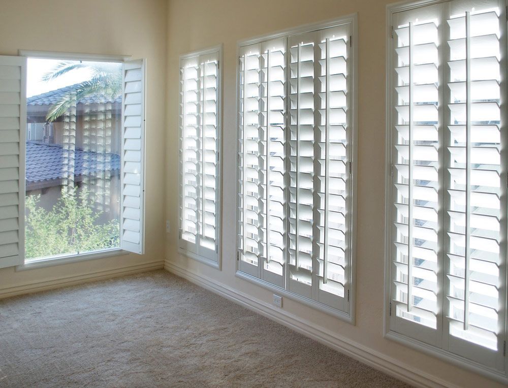 White Planation Style Wood Shutters For Luxury Interior Design In Condo — Wholesale Window Coverings in Lake Macquarie, NSW