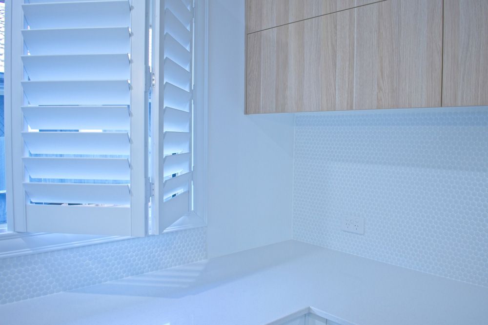 Partly Open Plantation Shutter — Wholesale Window Coverings in Lake Macquarie, NSW