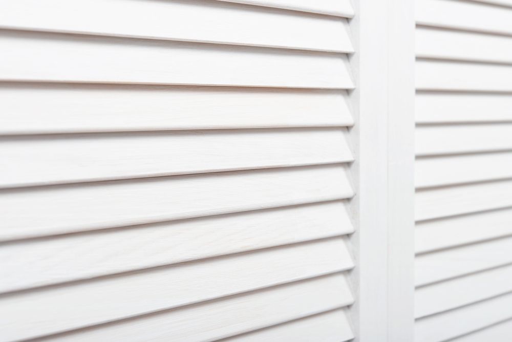 White Wooden Shutters — Window Coverings in Cardiff, NSW