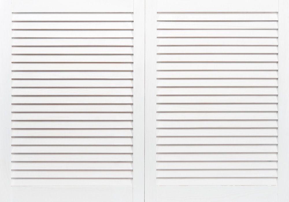 Front White Wooden Shutters — Wholesale Window Coverings in Newcastle, NSW