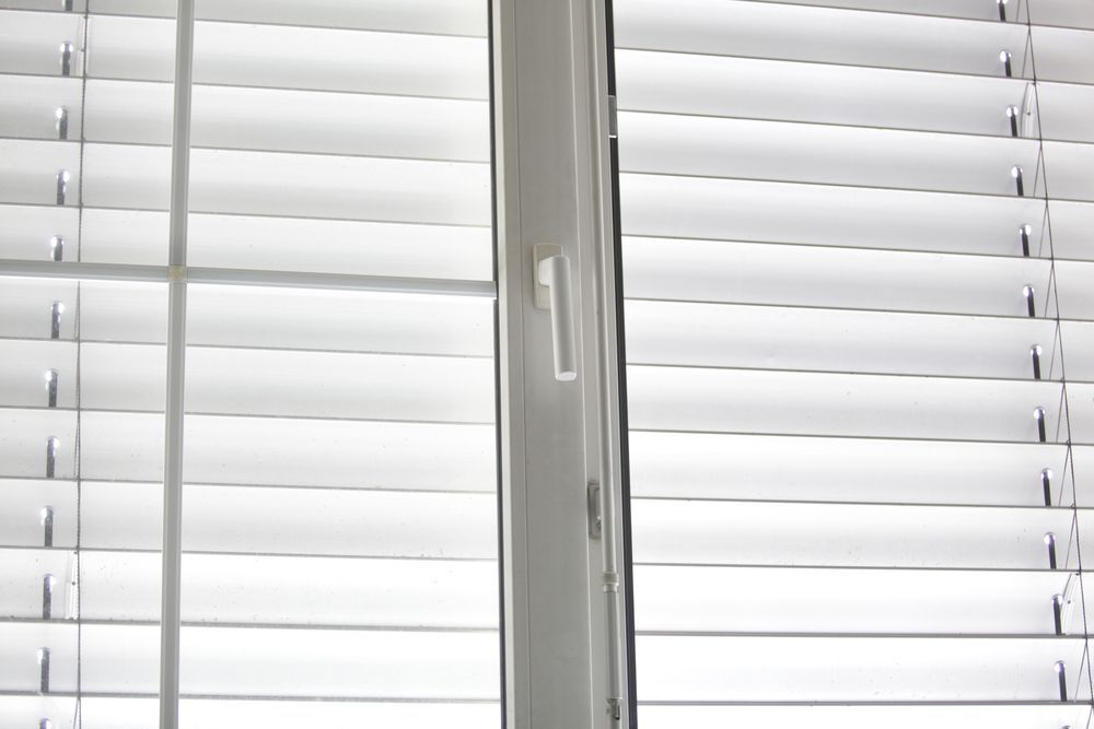 PVC Window With Blinds — Wholesale Window Coverings in Lake Macquarie, NSW