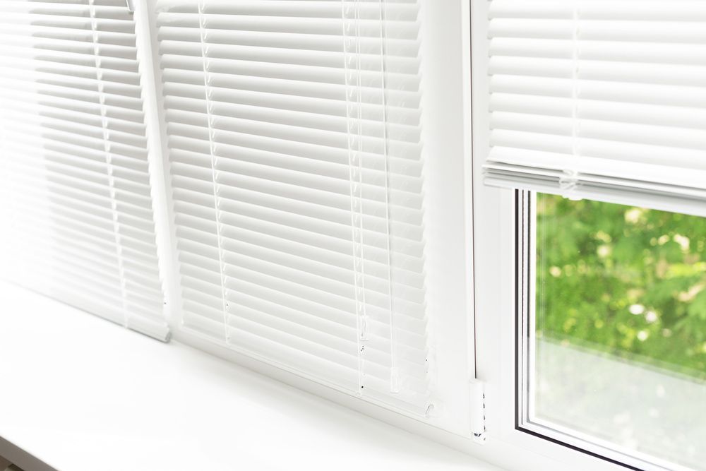 Windows With White Venetian Blinds — Wholesale Window Coverings in Port Stephens, NSW