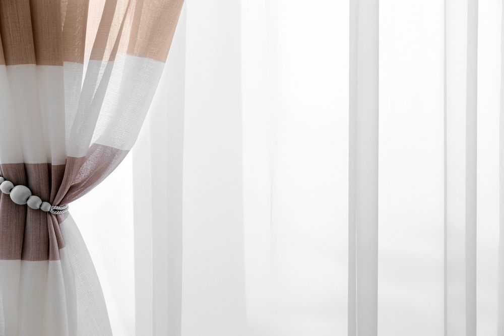 Beautiful Colourful Curtains In Room — Soft & Homely Curtains in Cardiff, NSW