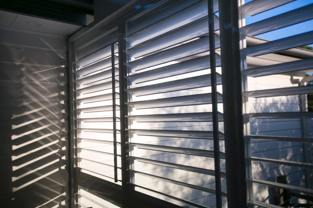 A Closer-look Of An Aluminium Shutters