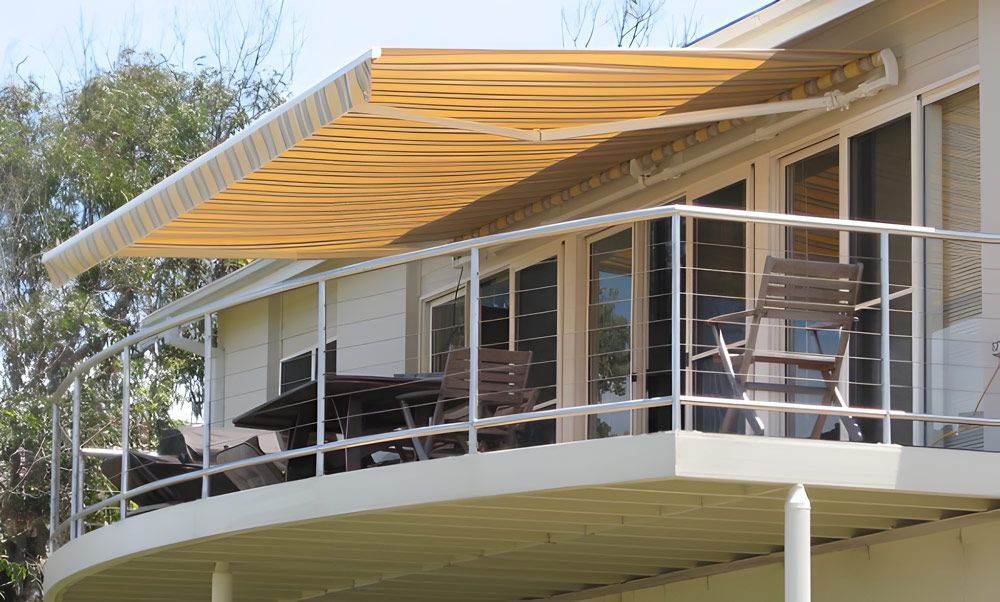 Folding Arm Awning — Sturdy Window Awnings in Cardiff, NSW