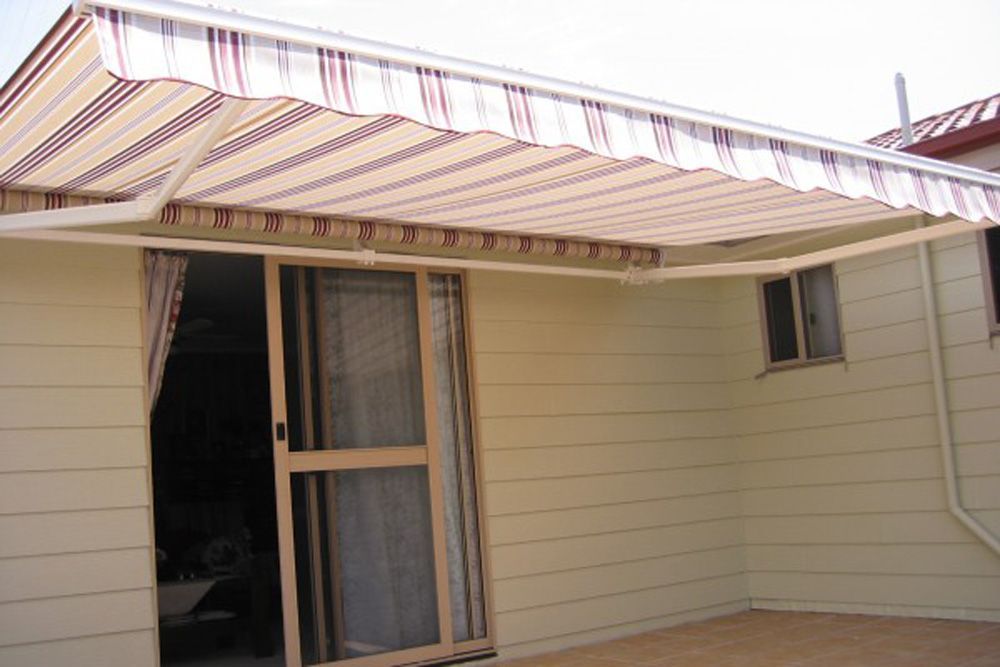 Front Awning Exterior Home — Window Coverings in Cardiff, NSW