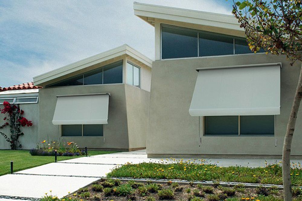 Two White Awnings — Wholesale Window Coverings in Port Stephens, NSW