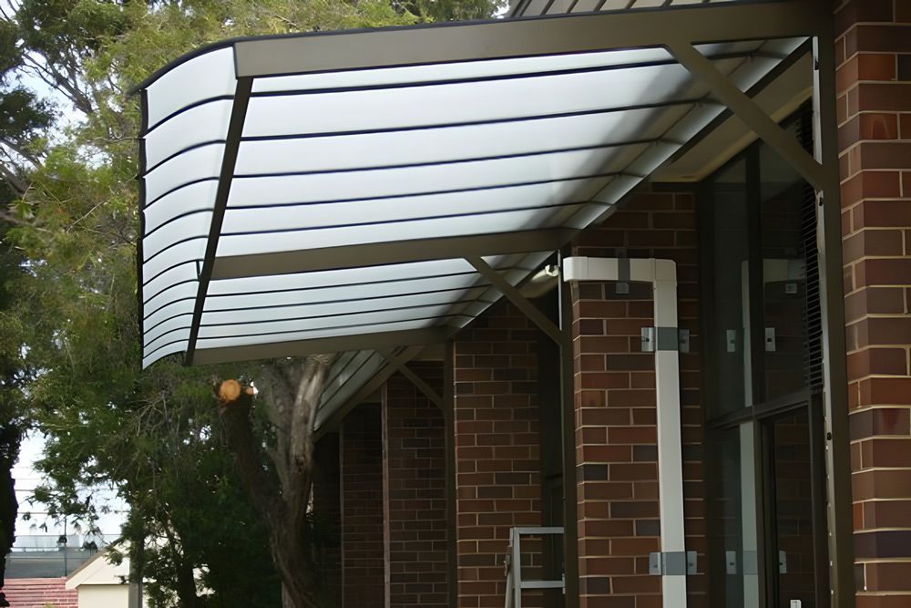 View Side Right Awning — Window Coverings in Cardiff, NSW