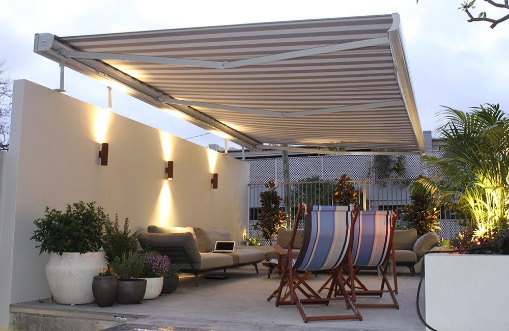 Striped Awnings