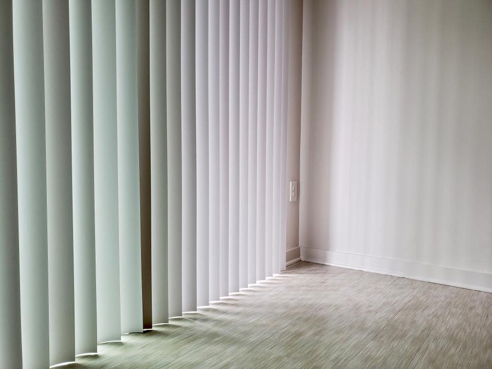 Vertical Blinds On A Room