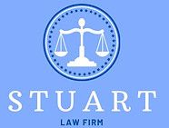 A logo for a law firm with a scale of justice in a circle.
