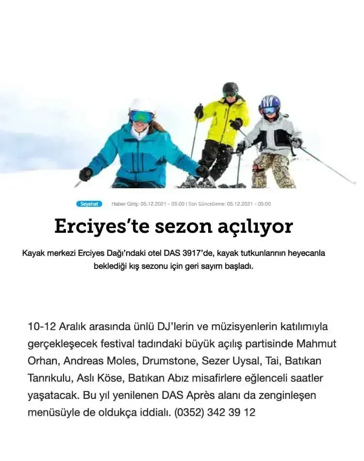 DAS Hotels Erciyes & Cappadocia