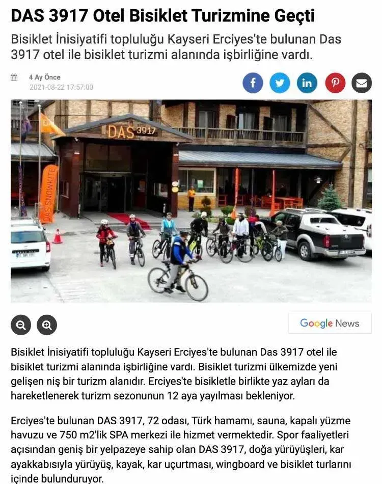 DAS Hotels Erciyes & Cappadocia